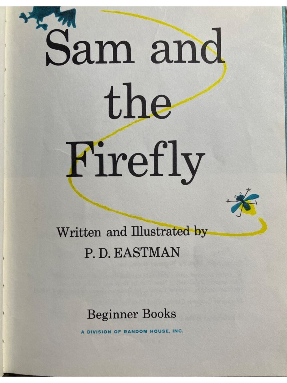 Sam And The Firefly P.D. Eastman 1958 Beginner Books Hardcover Book Club Edition - Picture 10 of 16